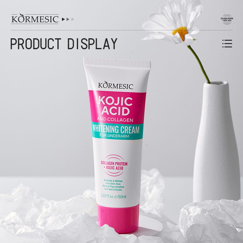 KORMESIC Underarm Brightening Cream with Collagen & Kojic Acid | Moisturize, Repair & Even Skin Tone Revitalizing Underarm Cream Brighten Dark Underarms & Soothe Dryness with Collagen & Kojic Acid