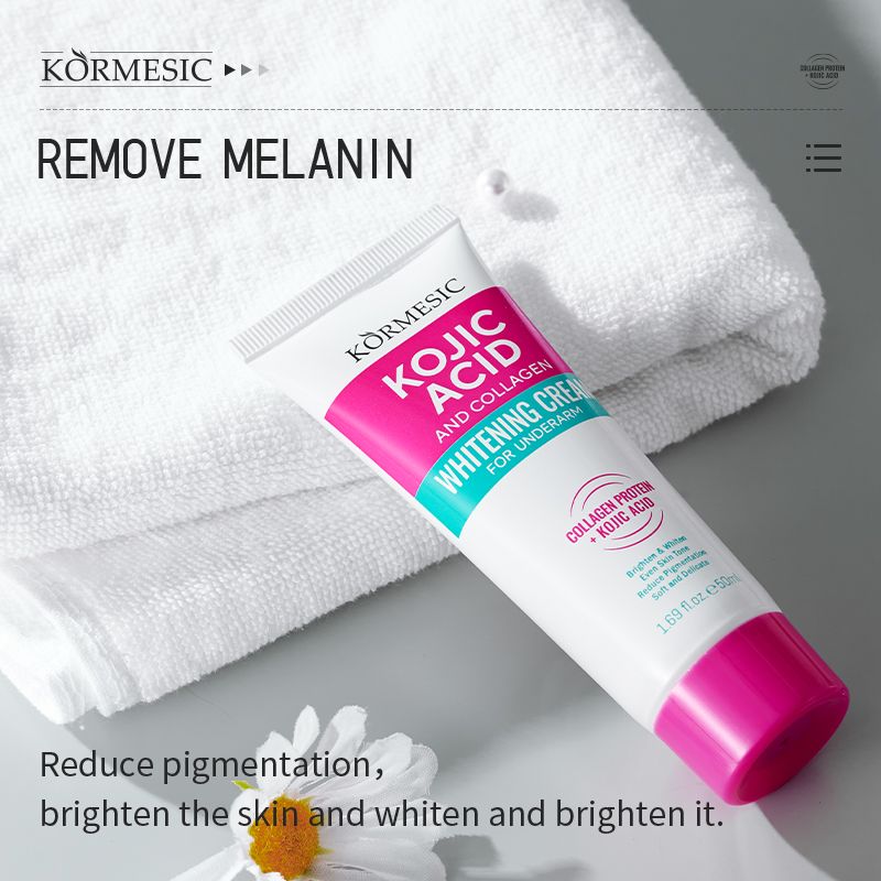 KORMESIC Underarm Brightening Cream with Collagen & Kojic Acid | Moisturize, Repair & Even Skin Tone Revitalizing Underarm Cream Brighten Dark Underarms & Soothe Dryness with Collagen & Kojic Acid