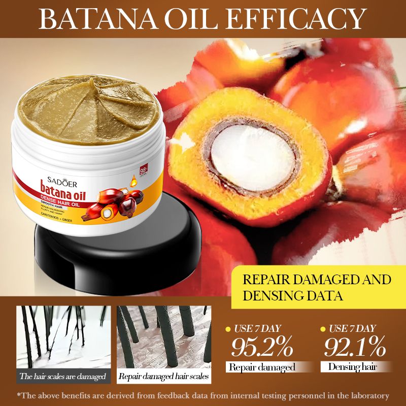 SADOER Batana Scalp Soothing Hair Conditioner and Hair Thickening Oil, Smooth and Silky