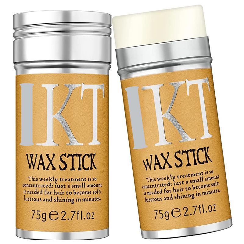 75g Hair Wax Stick For Wig & Natural Hair Hairspray Hair Styling Wax Stick for Wigs & Natural Hair - Strong Hold Hairspray Alternative, Tames Frizz & Flyaways, Repairs Broken Hair