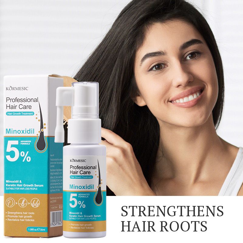 Kormesic 5% Minoxidil Hair Regrowth Treatment for Men & Women - Clinically Proven to Reverse Thinning Hair, Stimulate Follicles & Prevent Baldness