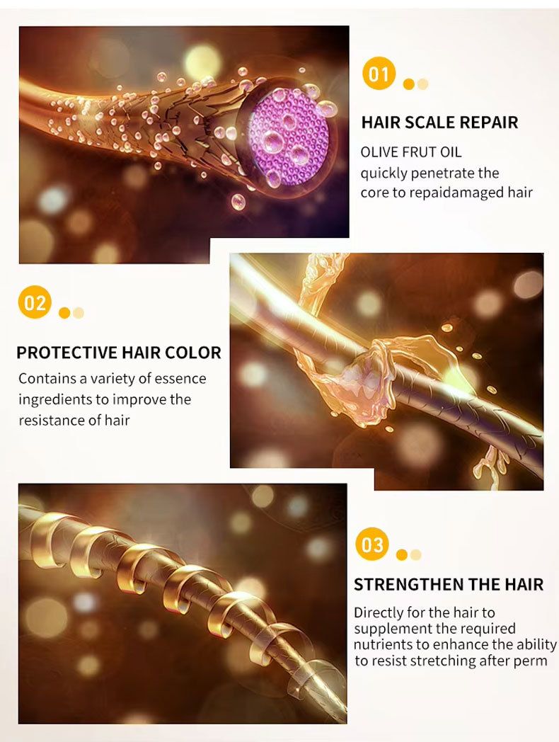 Batana Oil 50ml Hair Repair Serum, Batana Oil Hair Mask & Silicone Scalp Massage Brush – 2-in-1 Wet/Dry Shampoo Comb for Damaged Hair Care