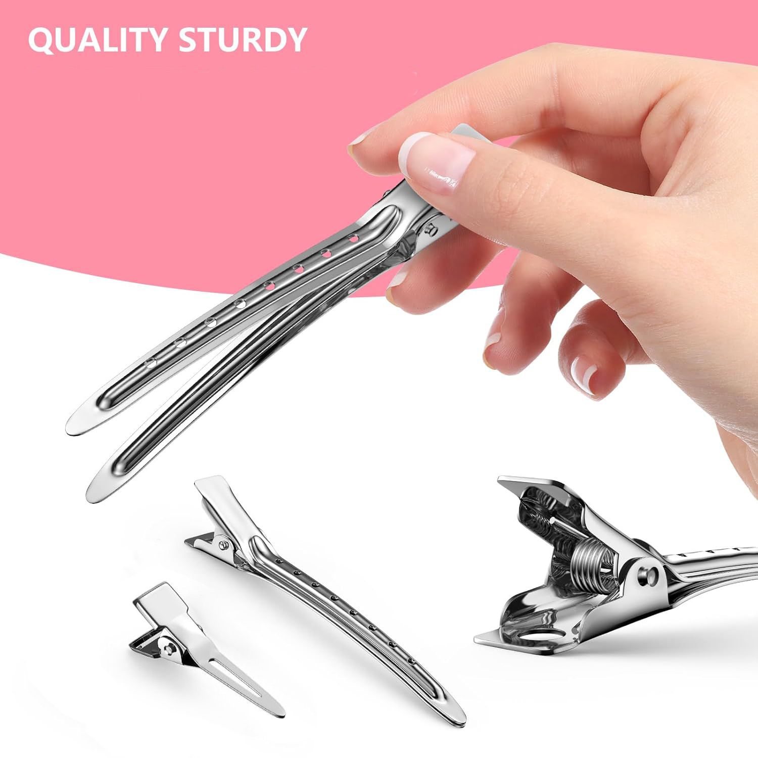 15 Pcs Hair Clips Headwear Stainless Hairdressing Clips Clamp Salon Hairpins DIY Hairs Styling Tools Hairpin Girls Fashion