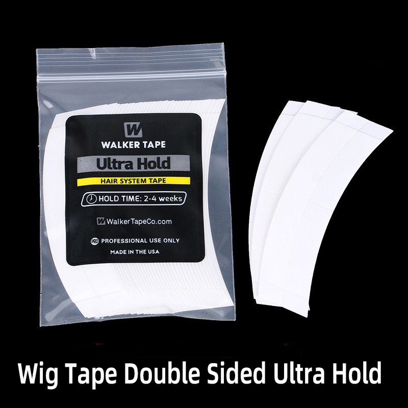 36 Pcs Wig Tape Double Sided Ultra Hold, No Residue Lace Front Tape, Waterproof Wig & Hairpiece Adhesives for Lace Wigs, Toupees, Hair Extensions(1/4)