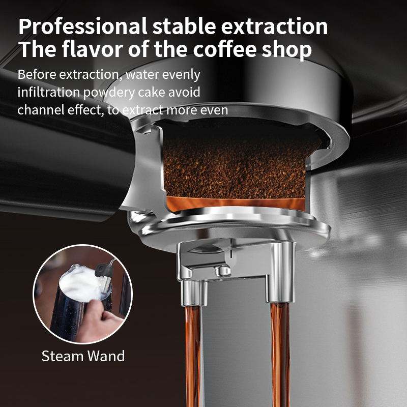 1.6L Sokany Espresso Coffee Maker SK-6863 850W Stainless Steel
