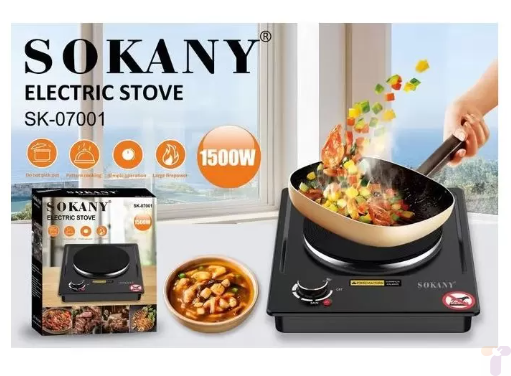 SK-07001  Sokany single Hot plate electric stove 1500W sokany electric cooktop