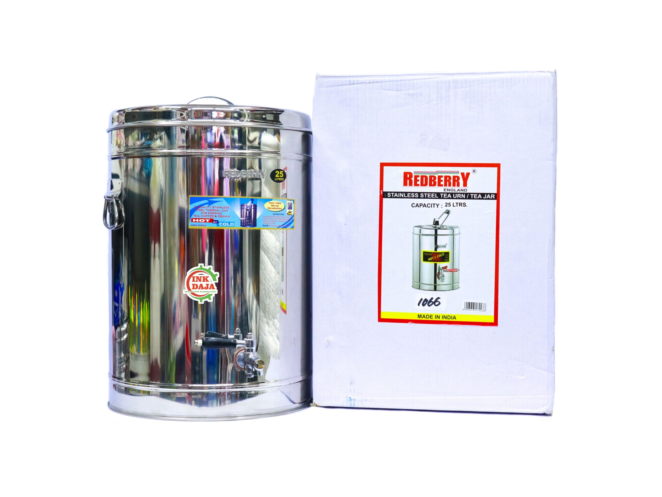 Redberry commercial tea urn 15L Stainless steel insulated Redberry Non electric tea urn Redberry insulated tea urn Quality stainless steel thermal jar for keeping coffee tea and drinks hot or cold