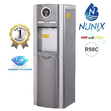 R98C Hot and cold Free Standing Nunix Water Dispenser  Nunix water dispenser hot and cold
