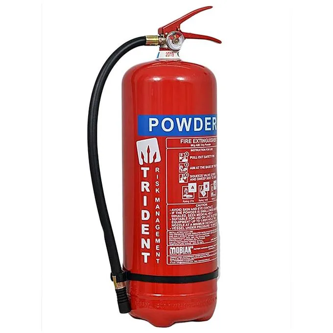 6Kg Dry Powder Fire Extingusher for class ABC Fires  6Kg Dry Powder Fire Extinguisher for Class A, B, C, and Electrical Fires