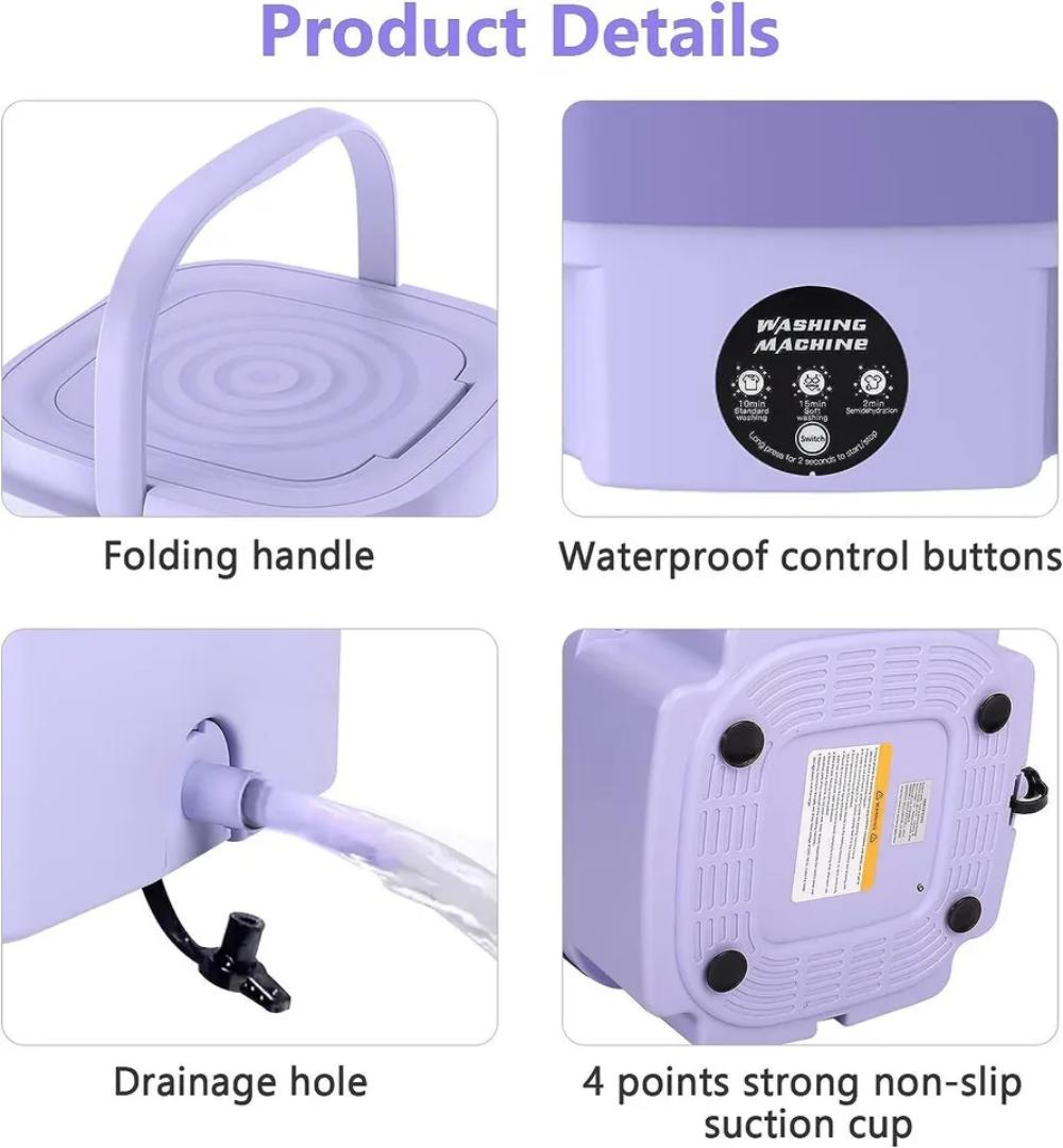 7.5kg capacity portable Electric Foldable Washing Machine 7.5kg capacity