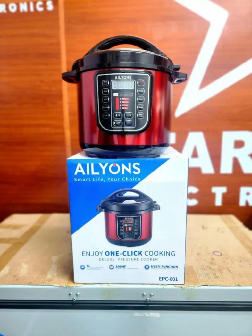 EPC-6A1 6L Ailyons Electric Pressure Cooker With 8 preset programmes 6L EPC-601 Ailyons Electric Pressure Cooker multifunctional  with Multi Function menu 6L Ailyons multifunction pressure cooker