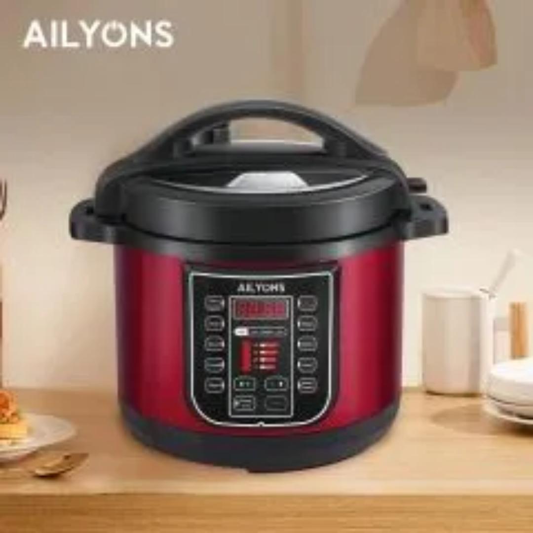 EPC-6A1 6L Ailyons Electric Pressure Cooker With 8 preset programmes 6L EPC-601 Ailyons Electric Pressure Cooker multifunctional  with Multi Function menu 6L Ailyons multifunction pressure cooker