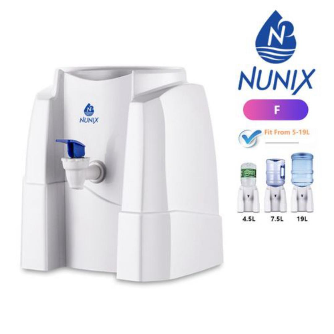 F Nunix Table Top Normal Water Dispenser non electric Normal Table-Top water dispenser

Smarter and Stronger

Stainless steel tank for hygienic water

Strong

Fully new PT material