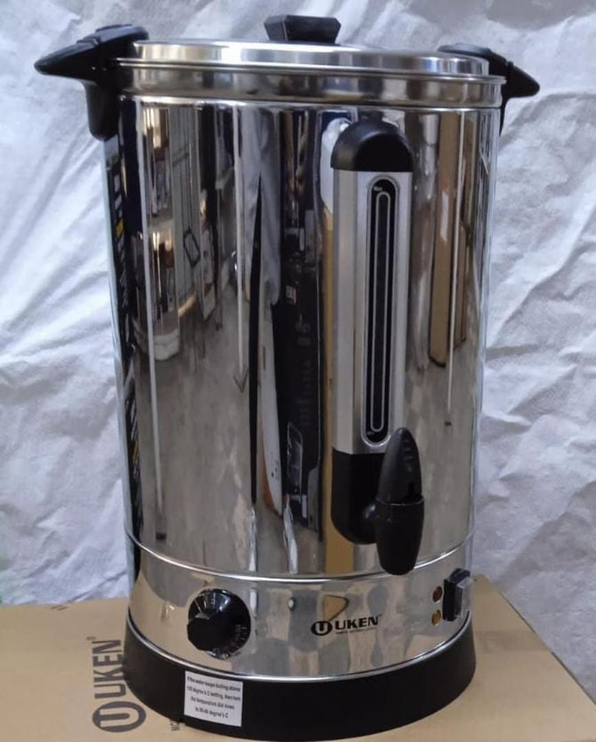 30L Uken electric tea urn kettle boiler and warmer with adjustable temperature control and keep warm function and Auto cut off function when water level is low 2500W Uken water boiler