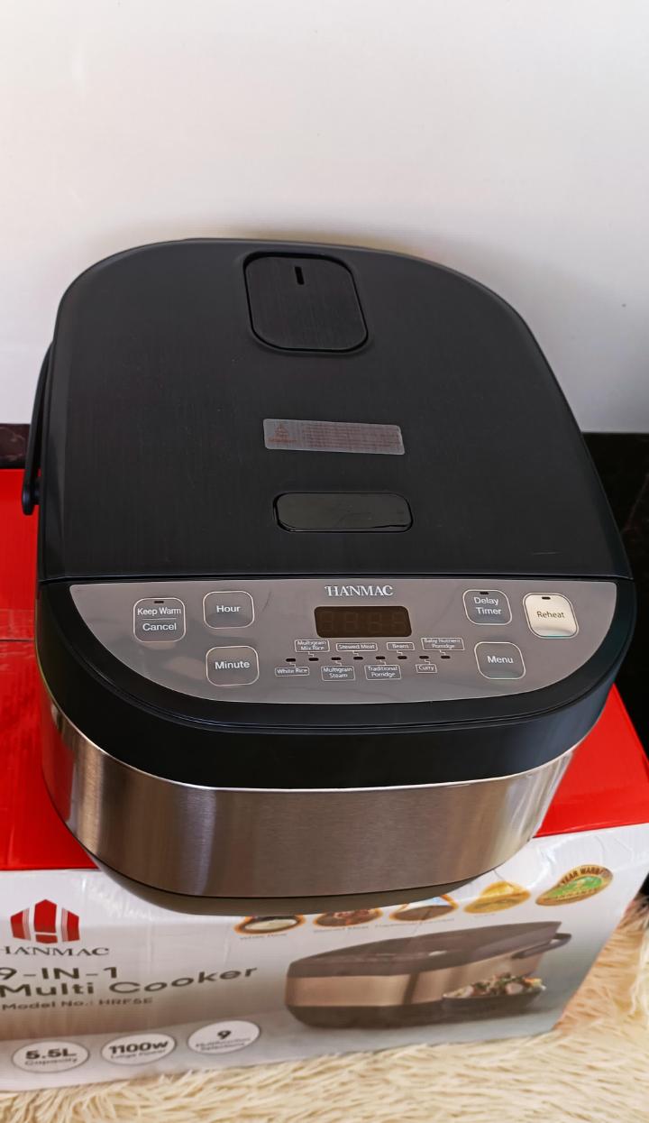 5.5L Hanmac 9 in 1 Multifunctional Electric Cooker 1100W With 9 cooking functions