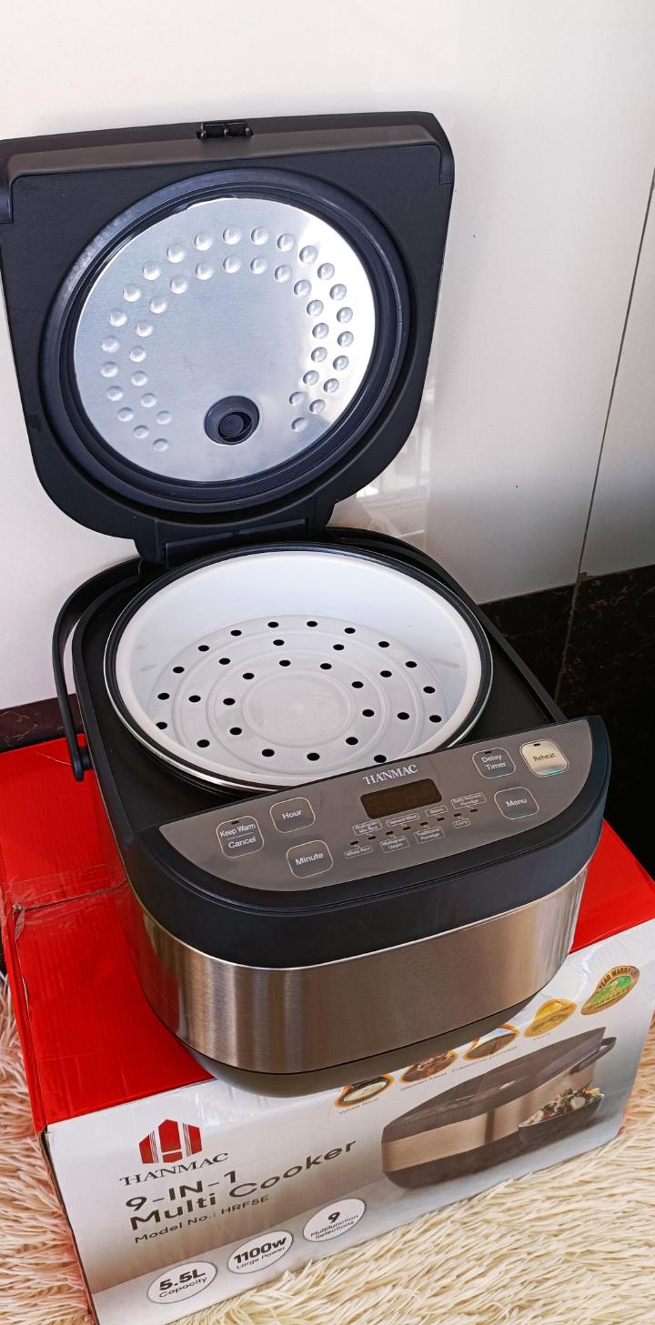 5.5L Hanmac 9 in 1 Multifunctional Electric Cooker 1100W With 9 cooking functions