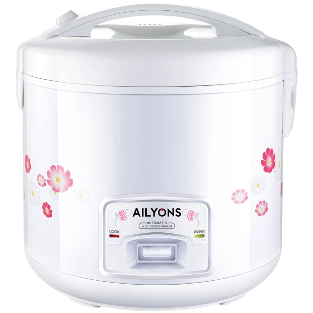 Ailyons RCX-18B01 3-In-1 Deluxe Rice cooker 1.8L Multifunctional rice cooker 700W with Stainless Steel Body Non-stick Removable Inner Pot Automatic Cooking& Warming Function