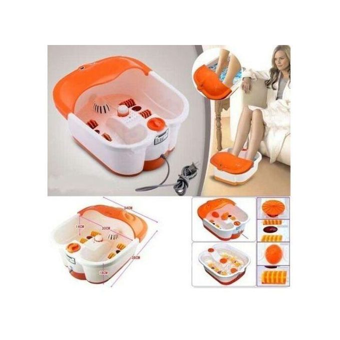 Foot Spa Bath Massager With Heater, Bubbles, Vibration, Massage Rollers, Temperature Control Pedicure Foot Spa Tub For Feet Stress Relief digital foot massager