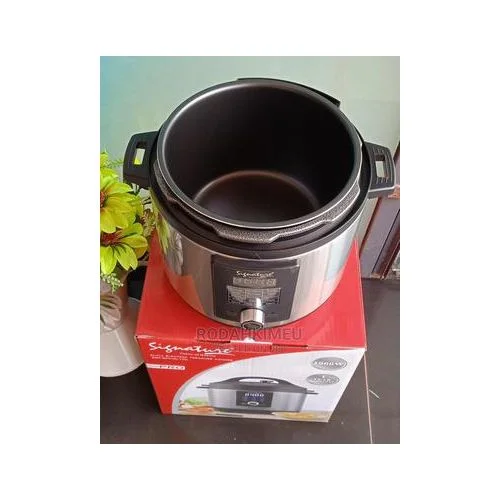 8L Smart Signature Electric Pressure Cooker and Rice cooker with non stick inner pot and menu led display