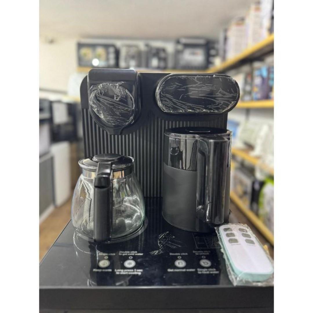 Ipcone bottom load water dispenser hot and cold with 2pcs boiling kettle and storage compartment. Ipcone coffee maker dispenser with remote and touch control