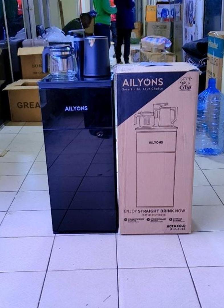 Ailyons AFK-1915 Bottom Load Hot and Cold Stand Alone Water Dispenser with Coffee Maker Jar and Electric Kettle