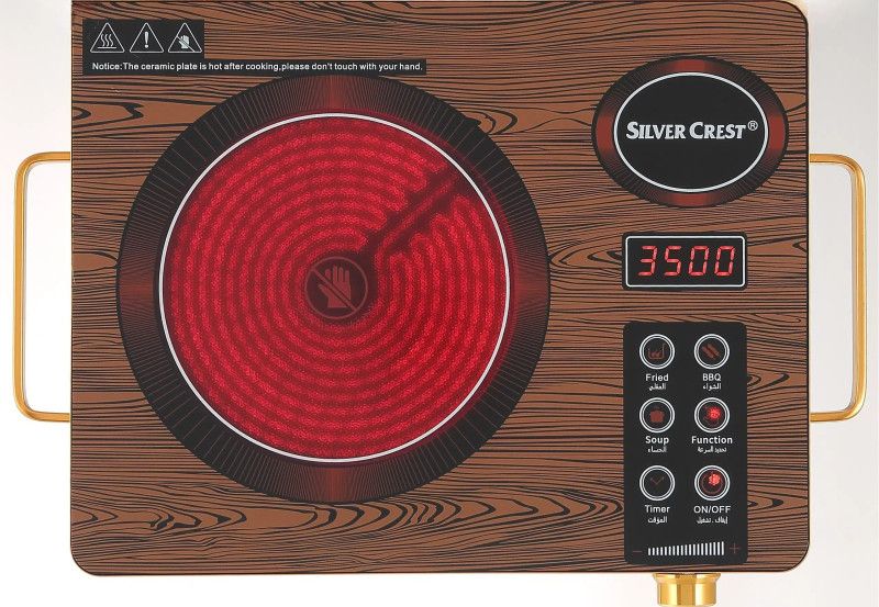 Silver crest SK-3568 Single Hot Plate Infrared Ceramic Cooker single Infrared Induction Cooker Sensor Touch Control Single plate radiant cooker cooktop 2000W