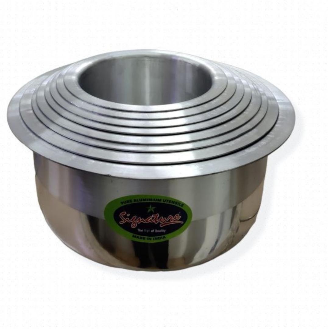 Signature 8pcs Aluminium Sufurias 12-19 evenly heat distribution Durable Cookware for Every Kitchen