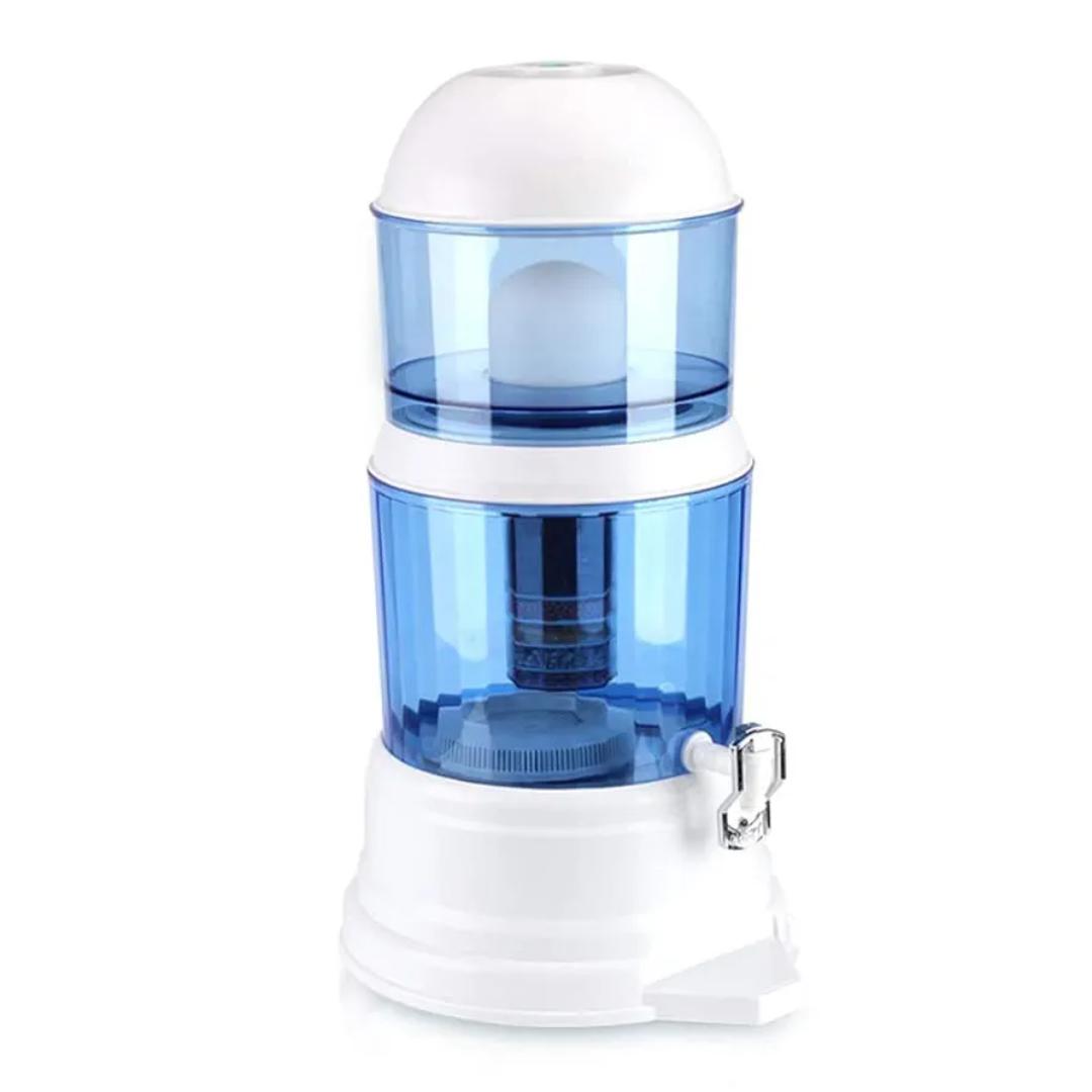 14L Dayliff table top water purifier filter Water Purifier Ceramic Carbon Mineral Purify Filter Dispenser Filtration System, Removal of Heavy Metals, Odor and, 0.1 Micron Precision Filter