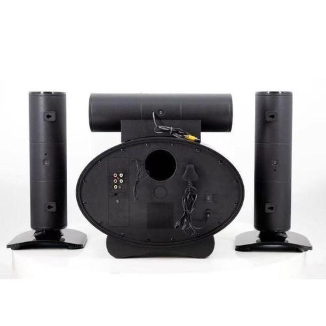 Ailipu KL-6301 3.1CH XBase Multimedia Speaker System Subwoofer USB/SD/FM Playback & AC/DC Power - Cinema Sound Speaker System