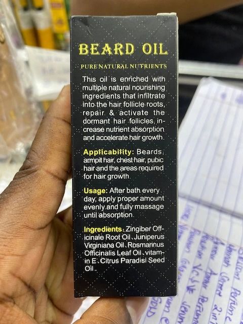 Oalen Beard Oil 100% Natural Organics For Fast Beard Growth 30ml