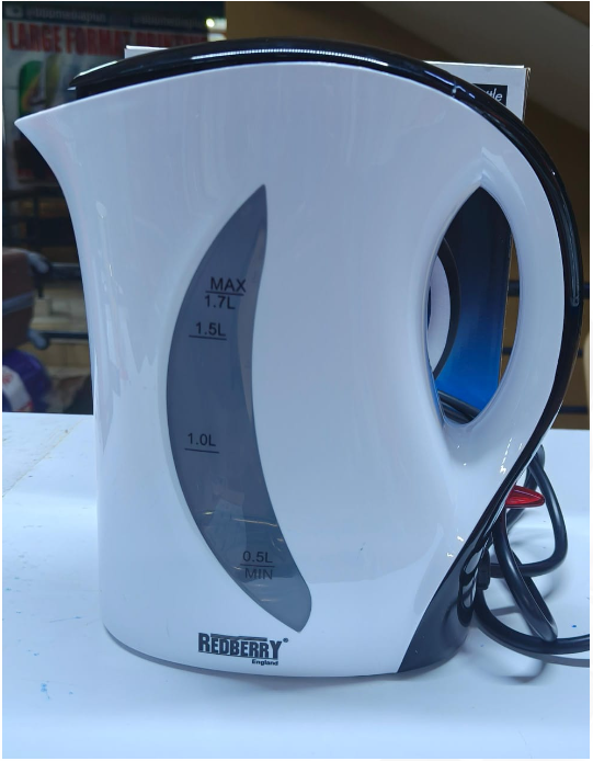 Redberry 1.7Ltrs Electric Water Kettle Heater Jug