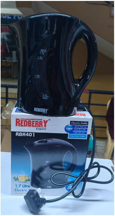 Redberry 1.7Ltrs Electric Water Kettle Heater Jug