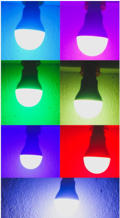 🔥New Arrival !! Honour LED Light Bulb,7 different individual colours 7Watts