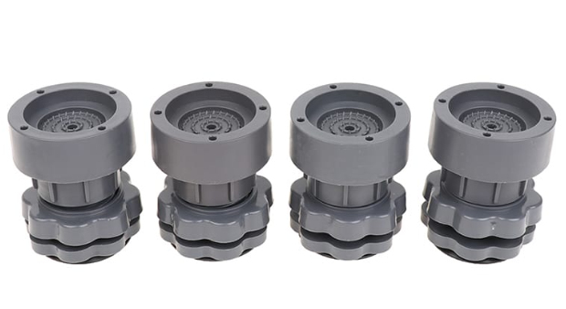 4Pcs Heavy duty Adjustable Height Washing Machine Anti Vibration Pad Shock Non Slip Feet Pads Refrigerator Furniture Protector