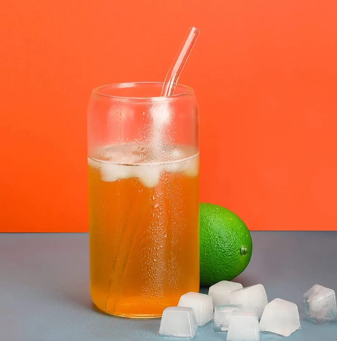 500ml Glass Cup With Lid and Straw Transparent Bubble Tea Cup Juice Glass Beer Can Milk Mocha Cups Breakfast Mug Drinkware
‼️‼️It comes with a free cleaning brush‼️‼️