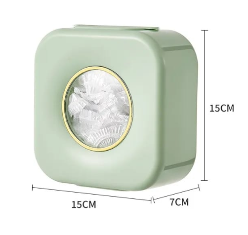Classy wall mounted food cover clear paper storage box✅ Comes with 100pcs free storage /food cover /shoe cover papers