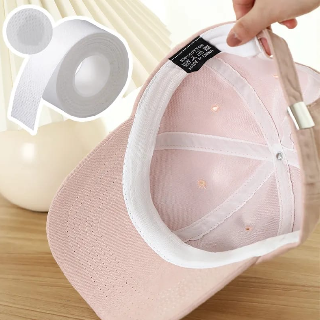 5M Rolled Sweat-absorbent Tape Hat Shirt Collar Anti-dirty Protector Fixing Sticker Self-Adhesive Disposable Sweat Pad