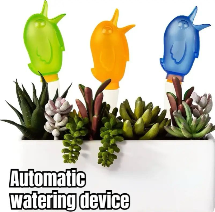 2 pcs Garden Automatic Watering Tool Cute Birds Indoor Drip Irrigation Watering Device Bird Shape for Houseplant Indoor Household