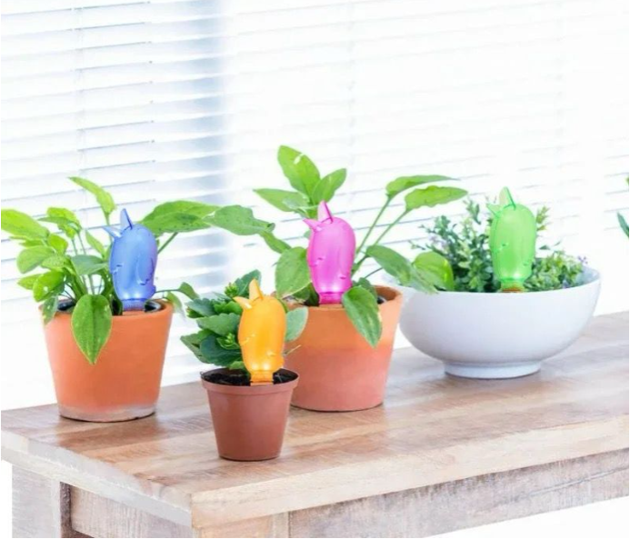 2 pcs Garden Automatic Watering Tool Cute Birds Indoor Drip Irrigation Watering Device Bird Shape for Houseplant Indoor Household