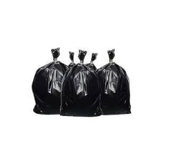 200pcs Black Kitchen Trash Bags Size 45x60cm, Strong & tear-resistant, Leak-proof design – no mess, Thick material for heavy waste, Comes in convenient rolled packs, Durable, portable and disposable.