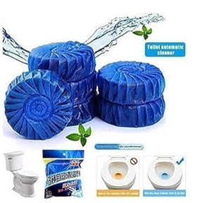 20Pcs  Automatic Flush Toilet Bowl Cleaner Tablets, Bathroom Tank Cleaner, Powerful Cleaning Ball Toilet Blue Deep Clean Bubbles, Long-Lasting Fresh Air No Pungent Odour