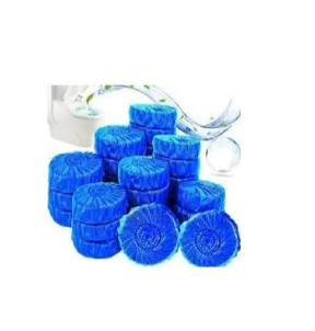20Pcs  Automatic Flush Toilet Bowl Cleaner Tablets, Bathroom Tank Cleaner, Powerful Cleaning Ball Toilet Blue Deep Clean Bubbles, Long-Lasting Fresh Air No Pungent Odour