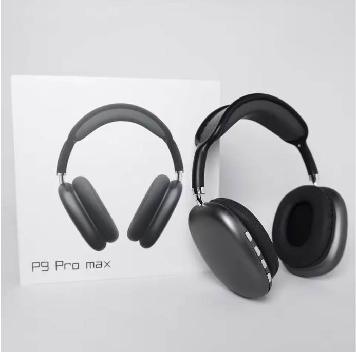Wireless Noise Cancelling Headset P9 Pro Max Bluetooth Earphones Overhead Style Macao Cross-Border Best-Selling Direct