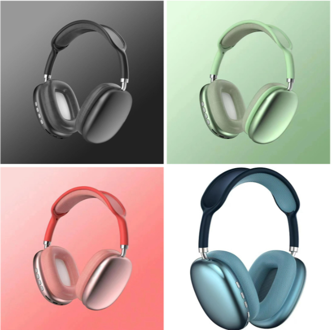 Wireless Noise Cancelling Headset P9 Pro Max Bluetooth Earphones Overhead Style Macao Cross-Border Best-Selling Direct