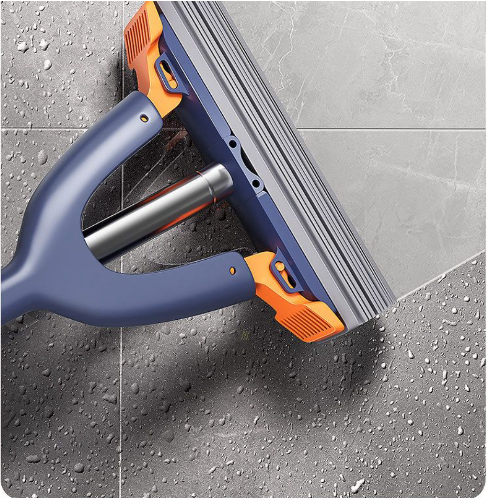 High quality self squeezing sponge mop perfect for wood floors and slippery floors / Mini Mop Powerful Folding Household No Hand Wash Strong Absorbent Mop for Bathroom Kitchen Desktop