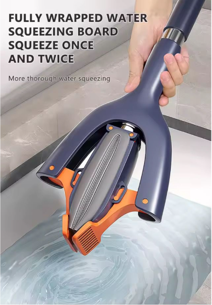 High quality self squeezing sponge mop perfect for wood floors and slippery floors / Mini Mop Powerful Folding Household No Hand Wash Strong Absorbent Mop for Bathroom Kitchen Desktop