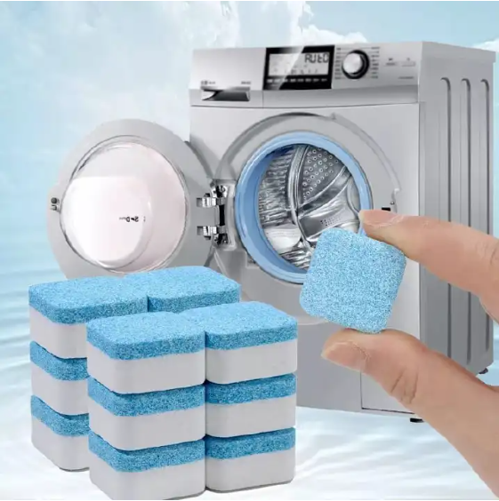 24Pcs Drum washing machine antibacterial  cleaning Tablets♦️kills bacteria♦️powerful decontamination cleaner ♦️for all types of Washing machines