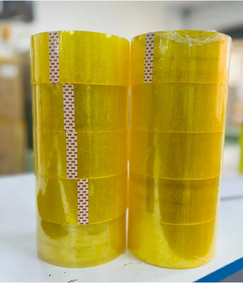 Thick Transparent Packing Tape 100 Meters – Strong Adhesive Heavy Duty Large Cellotape Roll. 2pcs