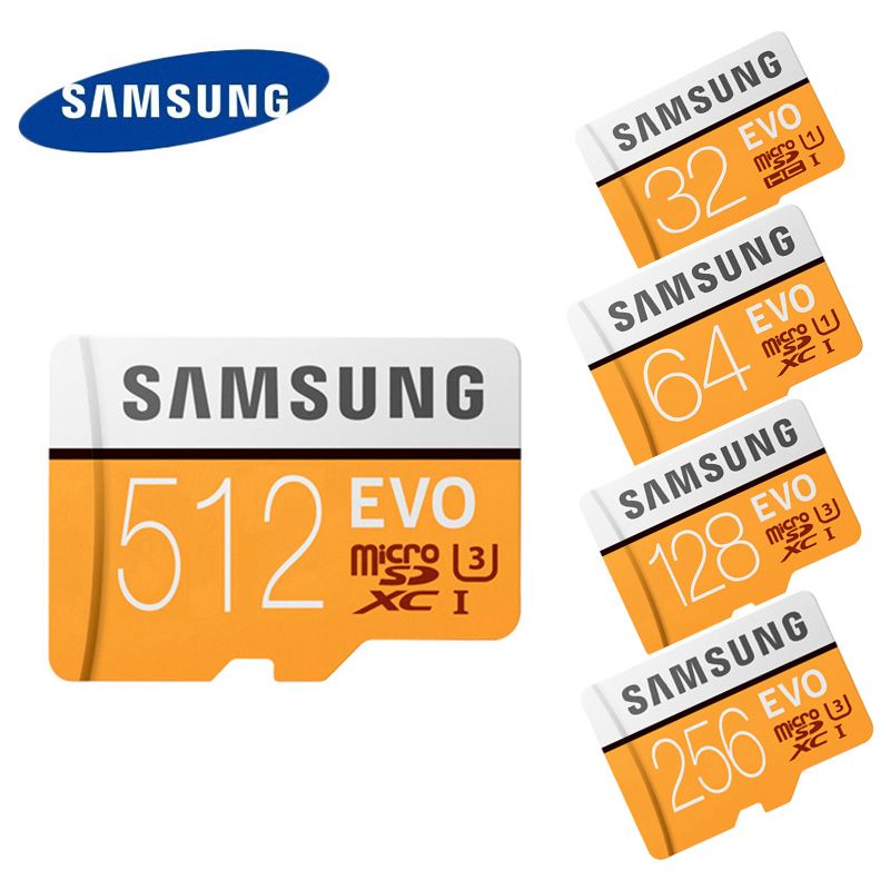 SAMUSNG EVO SDXC U3 256GB 512GB 16GB 32GB 64GB 128GB 1TB 2TB Memory Card Micro SD 16G 32G 64G 128G 256G 512G 1T 2T Class 10 TF Mini Microsd Card