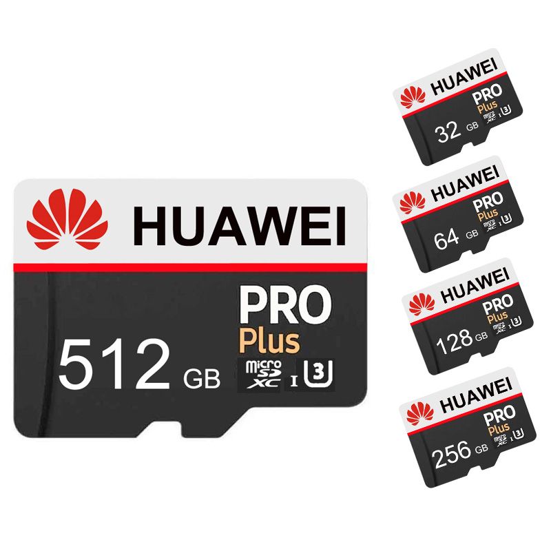 HUAWEI PRO Plus U3 SDXC 256GB 512GB 16GB 32GB 64GB 128GB 1TB 2TB Memory Card Micro SD 16G 32G 64G 128G 256G 512G 1T 2T Class 10 TF Mini Microsd Card